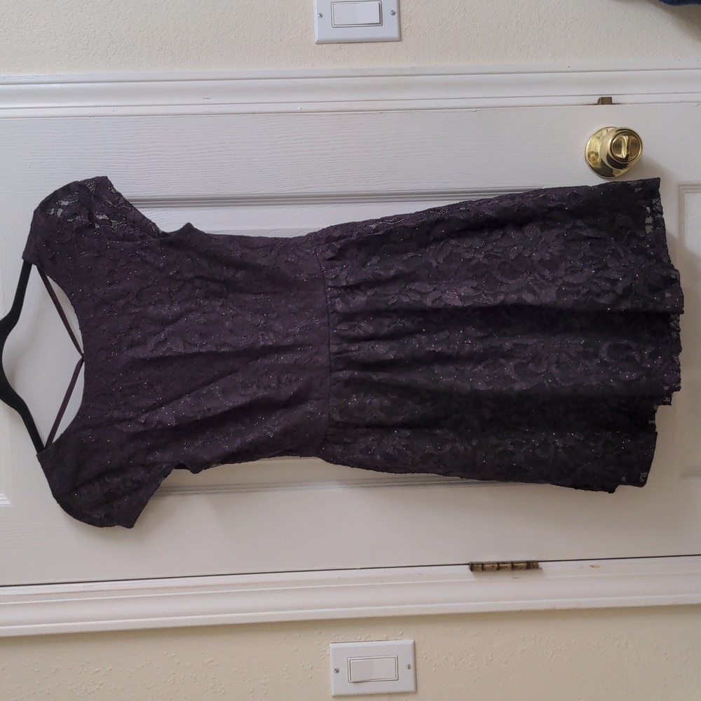 Speechless purple lace dress